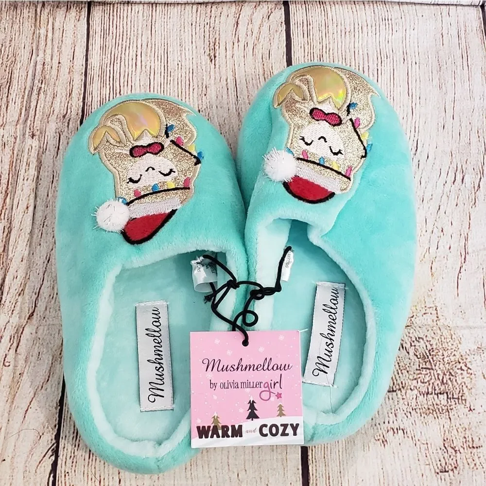3 for $25 Mushmellow by Olivia Miller Mermaid Slippers, Sz Small